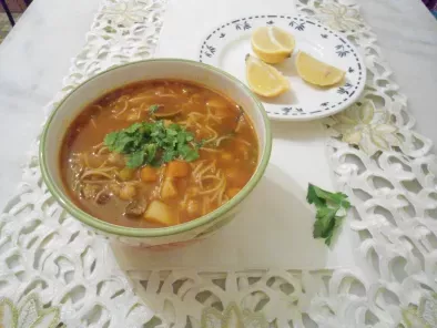 Recette Chorba aux légumes(soupe)