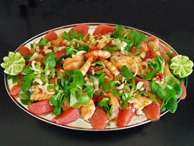 Recette Salade marine au saumon