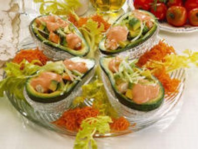 Recette Salade exotique crevettes et avocats