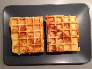 Recette Cheesy waffles (gaufres au fromage)