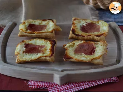 Recette Petites tartes tatin saveur raclette, en portions individuelles
