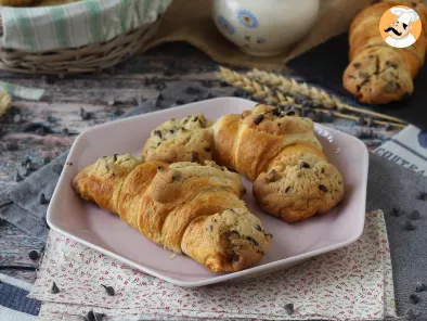 Crookies ultra gourmands et super faciles. la combinaison parfaite du croissant et du cookie!