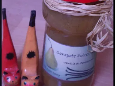 Recette Compote de poires à la vanille et à la cardamome