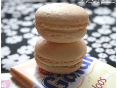 Recette Macarons au chocolat blanc & speculoos