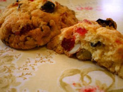 Recette Cookies aux noisettes, noix, amandes et fraises