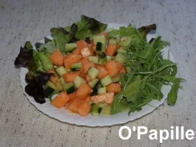 Recette Salade de concombre et melon