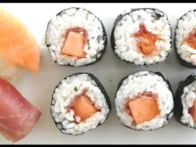 Recette Maki & sushi de jambon-melon.