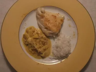 Recette Curry de lieu jaune