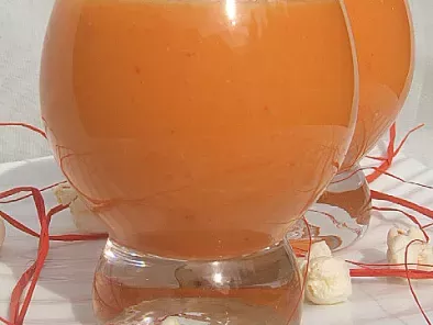 Recette Velouté de poivrons rouges au maïs (au thermomix)
