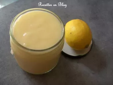Recette Lemon curd aux micro ondes sans beurre