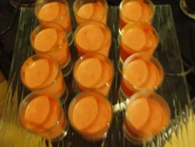 Recette Verrines de mousse de poivrons rouges : 30 ans ça se fête #4