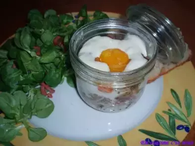 Recette Oeuf cocotte et crème de parmesan, inspirés par jean-françois piège