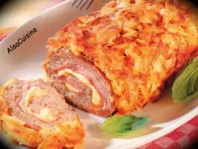 Recette Roulade mixte boeuf-jambon-fromage