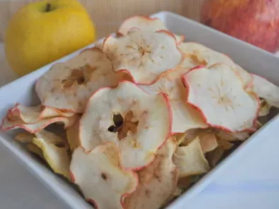 Recette Pommes séchées au four ou chips de pommes
