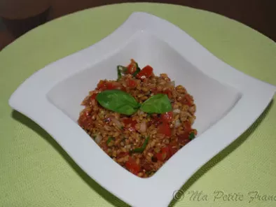 Recette Salade de petit epeautre, tomates et basilic by giada de laurentiis