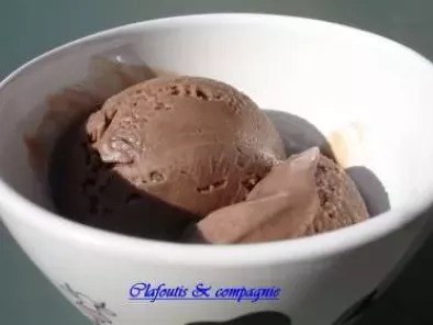 Recette Crème glacée chocolat-nutella au lait de soja