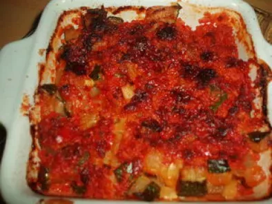 Recette Lasagnes de courgettes à la crème de chorizo + tag + à vos tabliers + colis gourmand