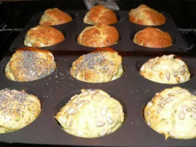 Recette Muffins légers à la féta et au basilic