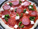 Etape 5 - Pizza chorizo Kiri aux herbes de Provence