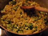 Etape 4 - Pastasotto allo zafferano con zucchine