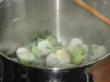 Etape 1 - Soupe aux poireaux et aux pommes de terre