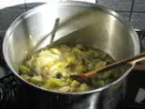 Etape 3 - Soupe aux poireaux et aux pommes de terre