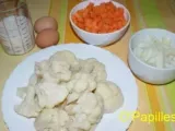 Etape 1 - Gratin de carottes et chou-fleur