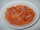 Etape 3 - Parmentier rose (truite et patates douces)