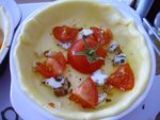 Etape 1 - Quiche roquefort et tomates cerises