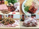 Etape 1 - Épaule d'agneau farcie aux amandes & aux fruits séchés - Bulgur aux légumes