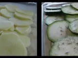 Etape 1 - Gratin de courgette, aubergines & pommes de terre à la ricotta