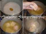 Etape 3 - Croquettes de cabillaud, sauce citron