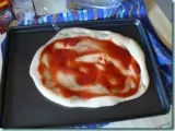 Etape 3 - Pizza poivrons-chorizo