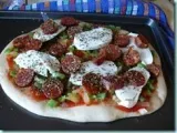 Etape 4 - Pizza poivrons-chorizo