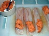 Etape 2 - Roulés de sole au saumon et aneth