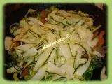 Etape 4 - Chou pointu au wok