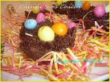 Etape 9 - Nids de Pâques à la ganache chocolat carambar