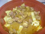 Etape 5 - Tajine agneau et courgettes au curry