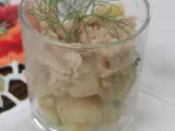 Etape 4 - Verrine façon salade de pommes de terre