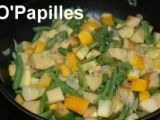 Etape 2 - Soupe d'été aux haricots verts, courgettes et poivrons