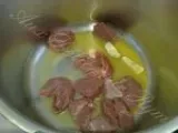 Etape 1 - El ham lahlou ( viande avec des pruneaux et des pommes)