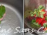 Etape 1 - Bavarois aux fraises sans cuisson sur spéculoos
