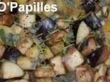 Etape 3 - Poêlée d'aubergines et pommes de terre nouvelles Ditta