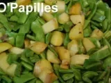 Etape 3 - Sauté de pommes de terre et haricots mange-tout