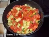 Etape 4 - Tagliatelles courgettes, tomates, jambon