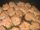 Etape 2 - Orecchiette aux boulettes de veau, champignons, tomates cerises et mozzarella