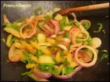 Etape 6 - Wok de crevettes à la pâte de soja, udon et blettes