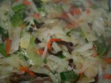 Etape 2 - Riz sauté aux légumes et à la pâte de curry vert
