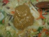 Etape 3 - Riz sauté aux légumes et à la pâte de curry vert
