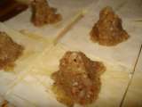 Etape 11 - Mkhabez au flan et noisette et Chamiya pistaches (petites pâtisseries)